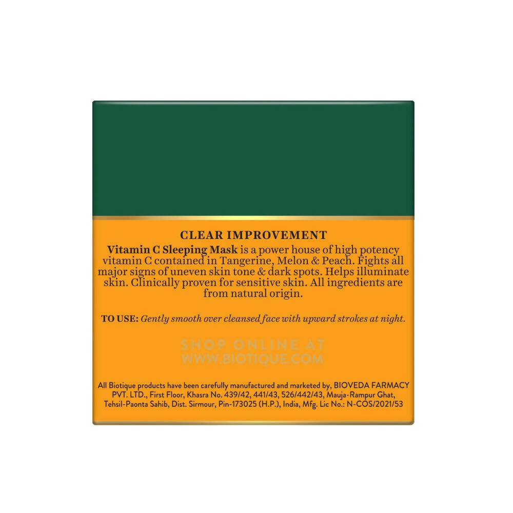 Biotique Advanced Organics Clear Improvement Vitamin C Sleeping Mask