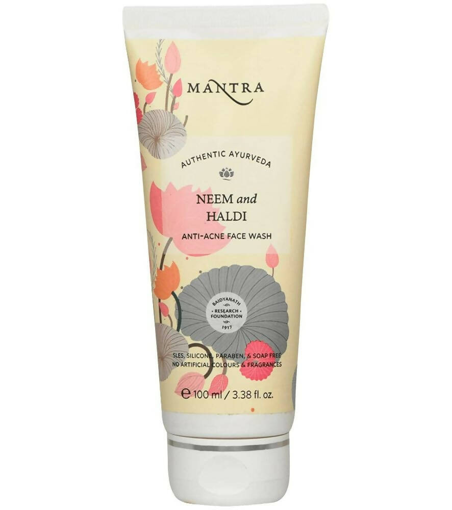 Mantra Herbal Neem and Haldi Anti-Acne Face Wash - BUDNE