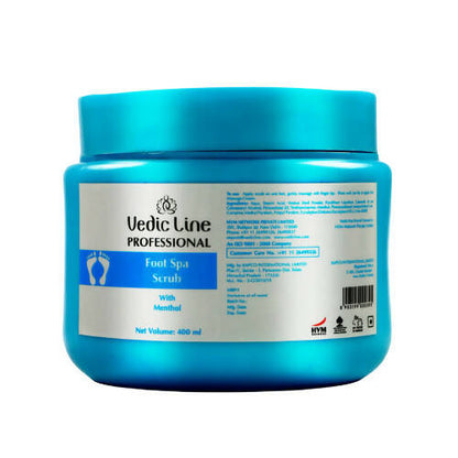 Vedic Line Foot Spa Scrub with Menthol - usa canada australia