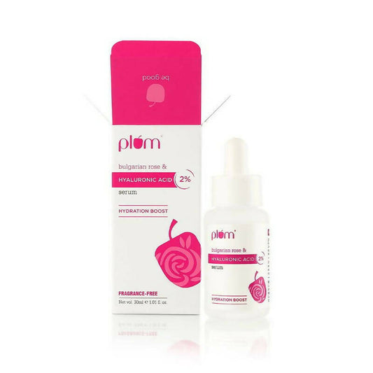 Plum Bulgarian Rose & 2% Hyaluronic Acid Serum - BUDNE